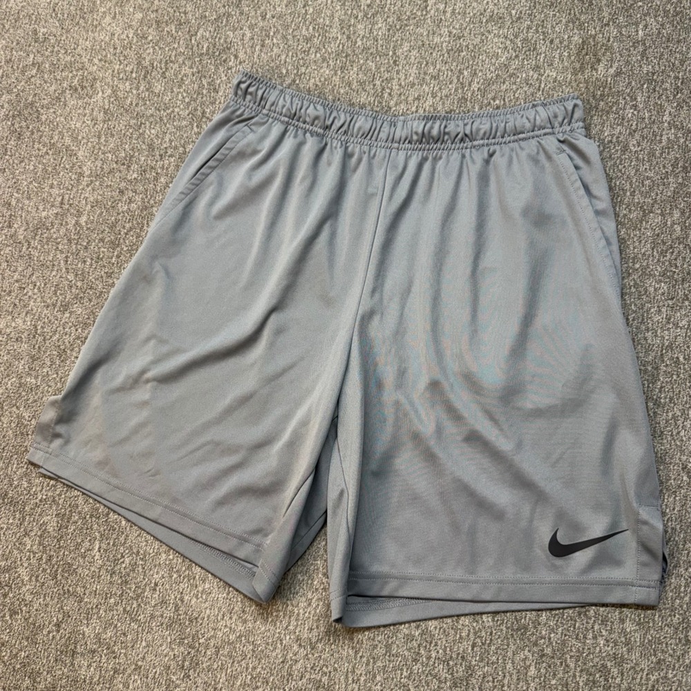 Nike Mens Dri-FIT Athletic Training Shorts Gray DM5942-084 Size XL